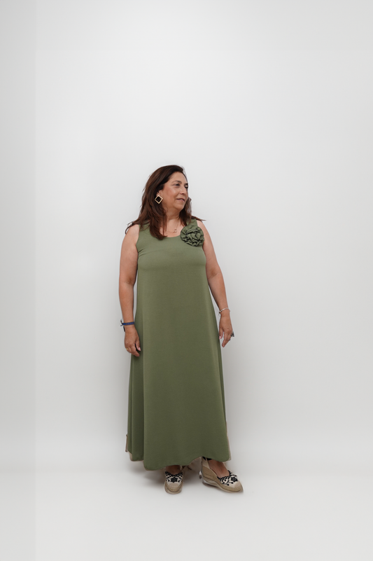 Vestido Largo Tirantas
