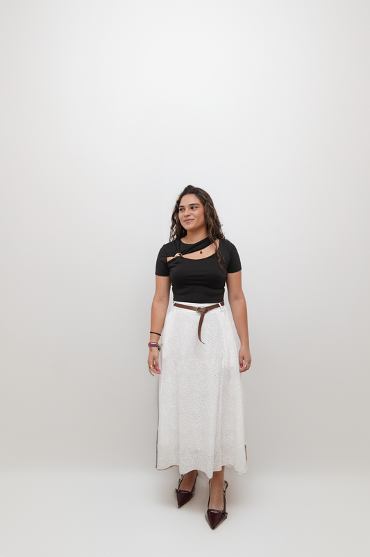 Falda Perforada