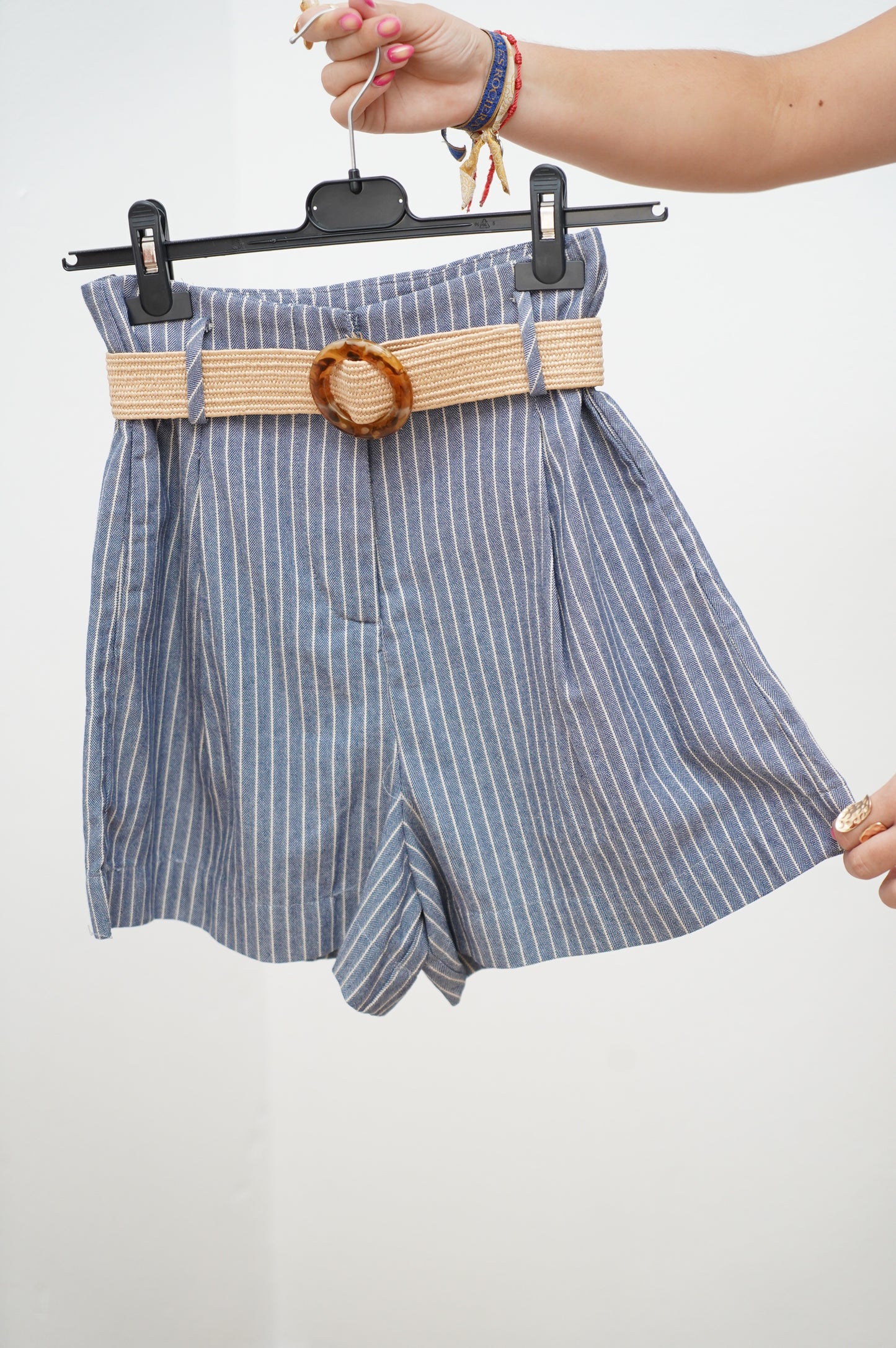 Pantalón Corto Rayas
