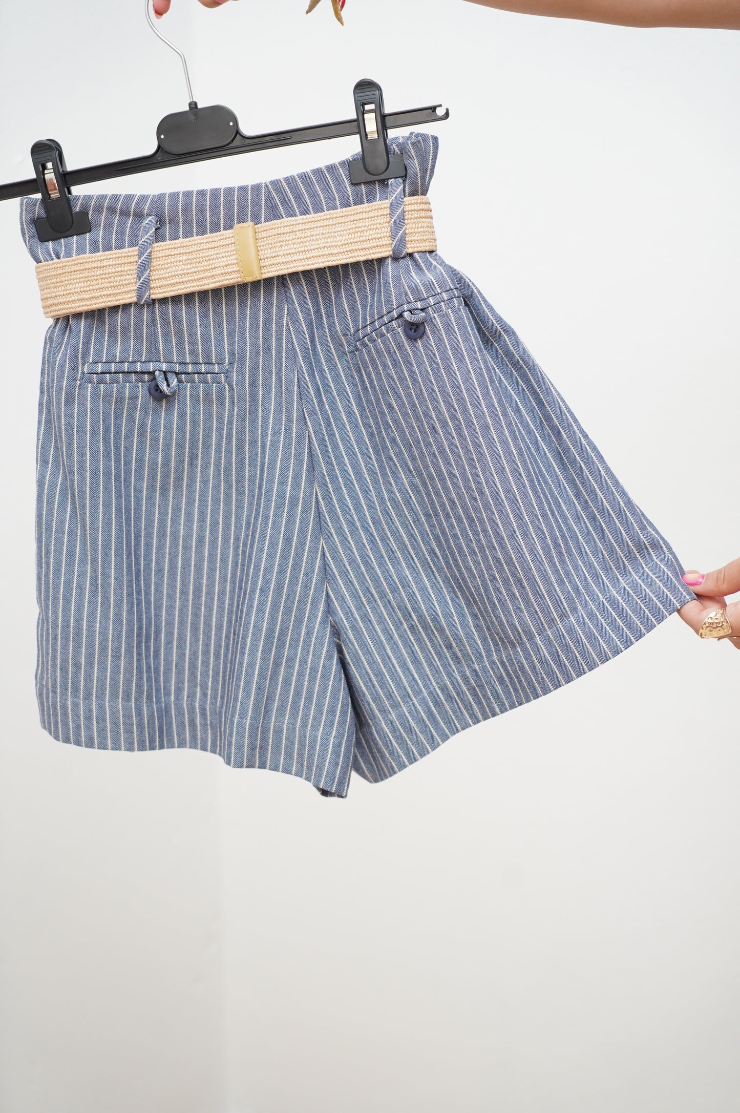 Pantalón Corto Rayas