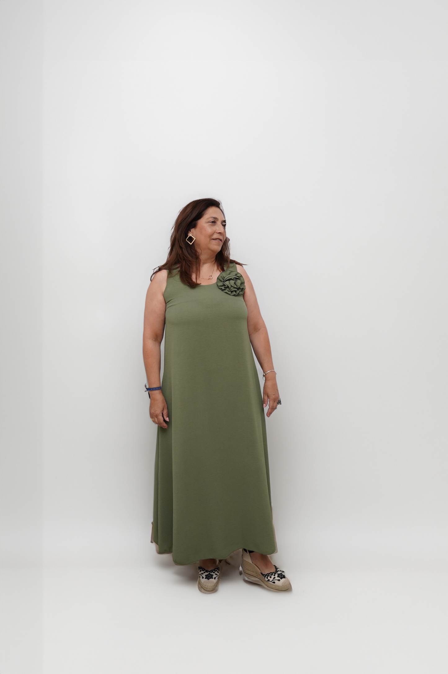 Vestido Largo Tirantas