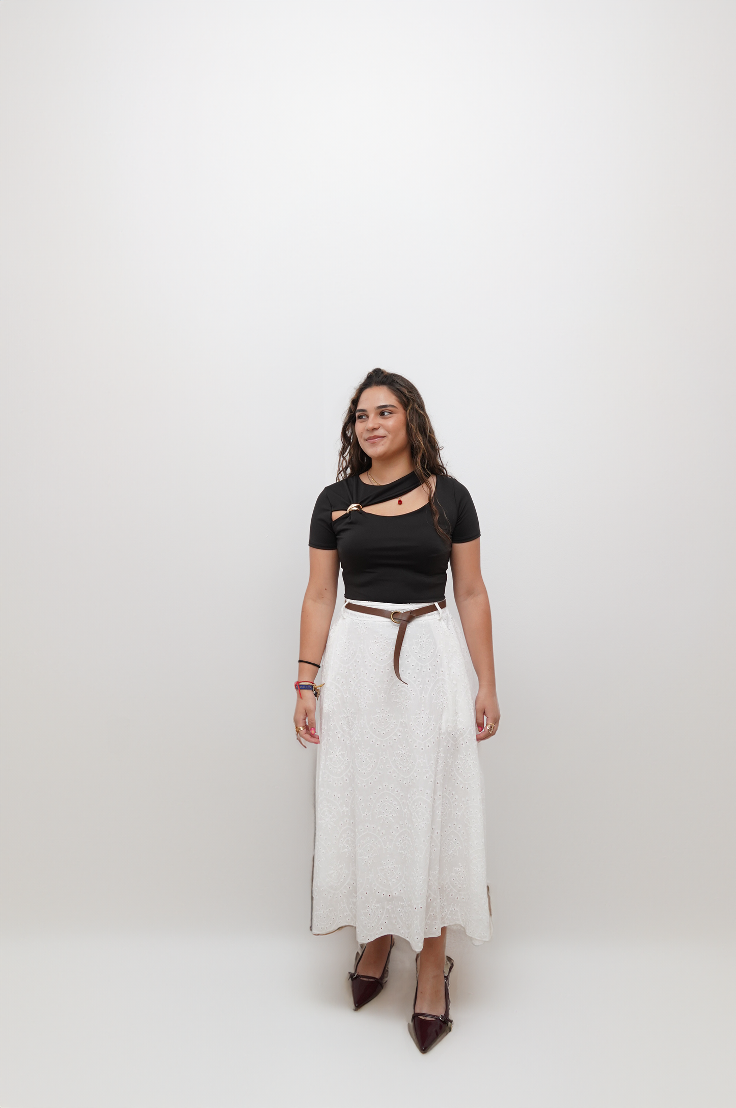 Falda Perforada