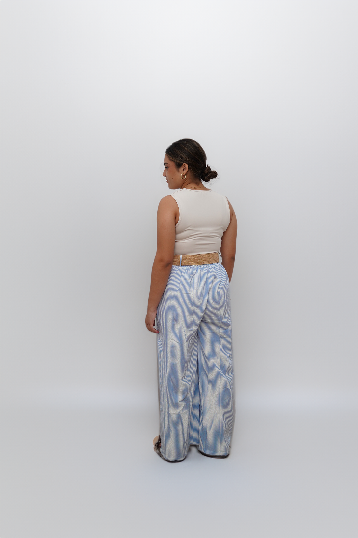 Pantalón Rayas con Cinturón