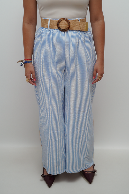 Pantalón Rayas con Cinturón