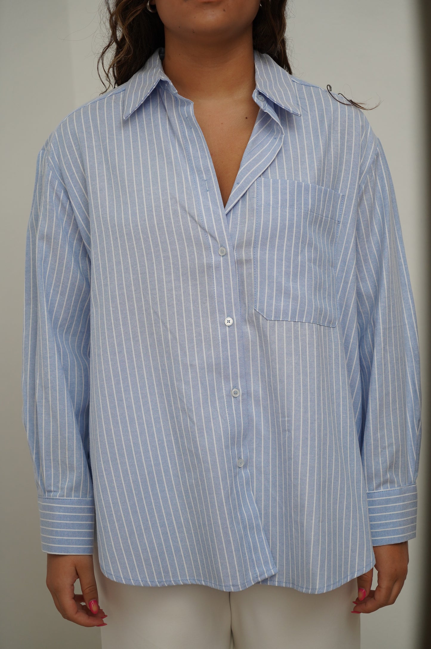 Camisa Rayas Manga Larga